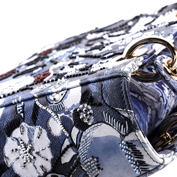 Christian Dior My ABCDior Lady Dior Bag Embroidered Printed Leather - Picture 7 of 7